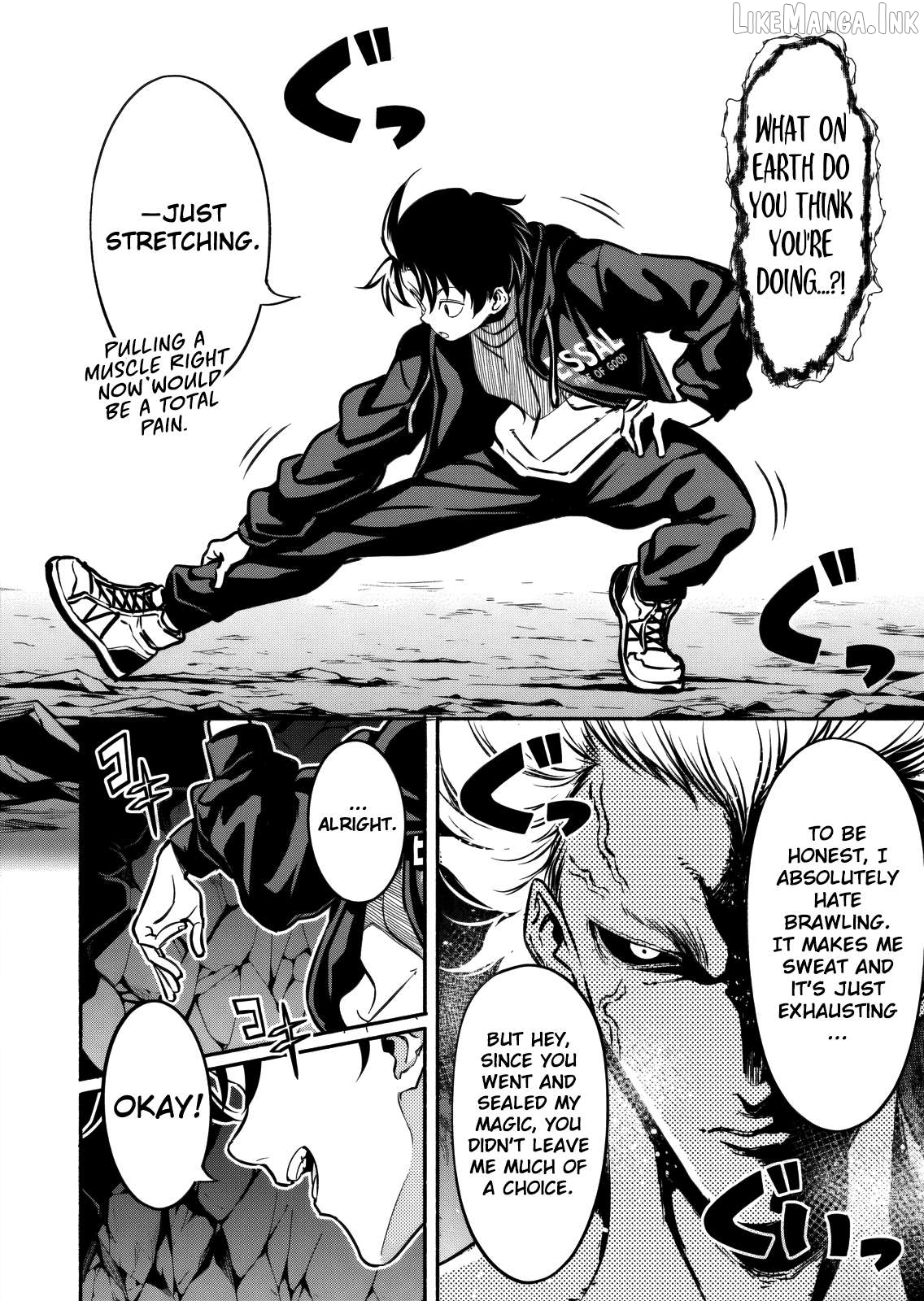 Isekai kara kikan shitara chikyuu mo kanari fantajiu deshita. Ato, makeheroin-domo kocchi minna. Chapter 13 - page 17