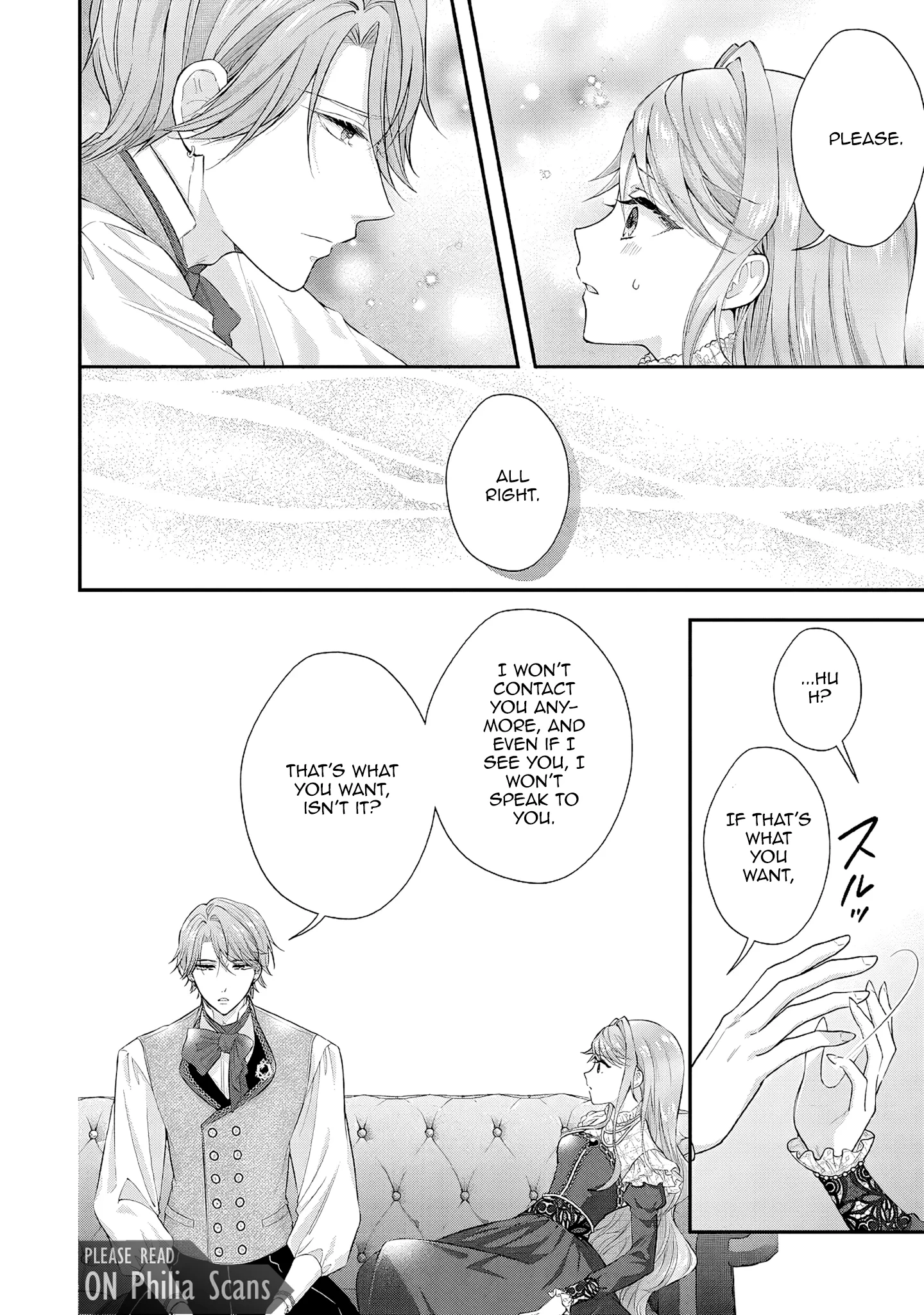 We were supposed to separate... but the cold duke refuses to let me go! Chapter 23 - page 16