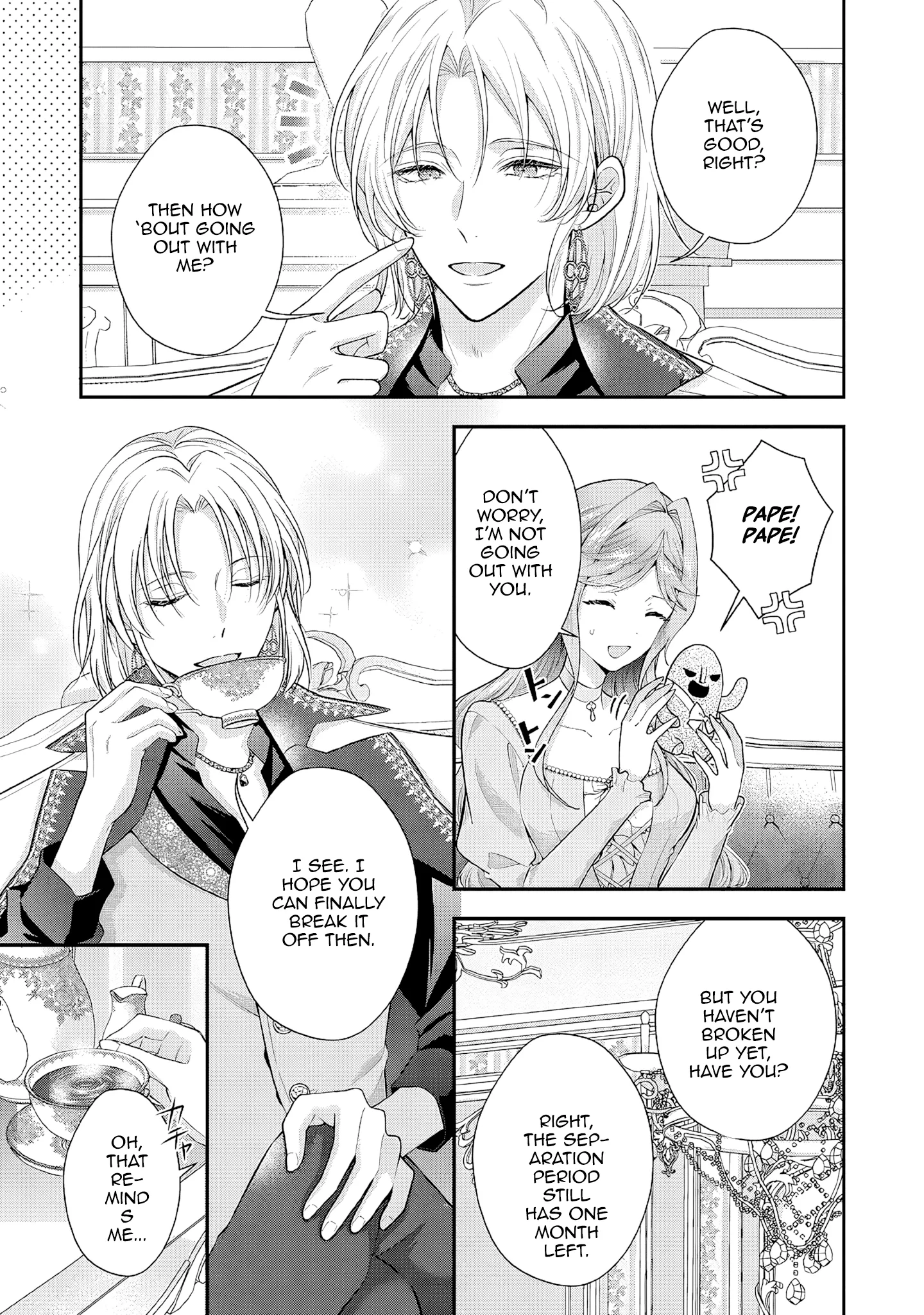 We were supposed to separate... but the cold duke refuses to let me go! Chapter 23 - page 21