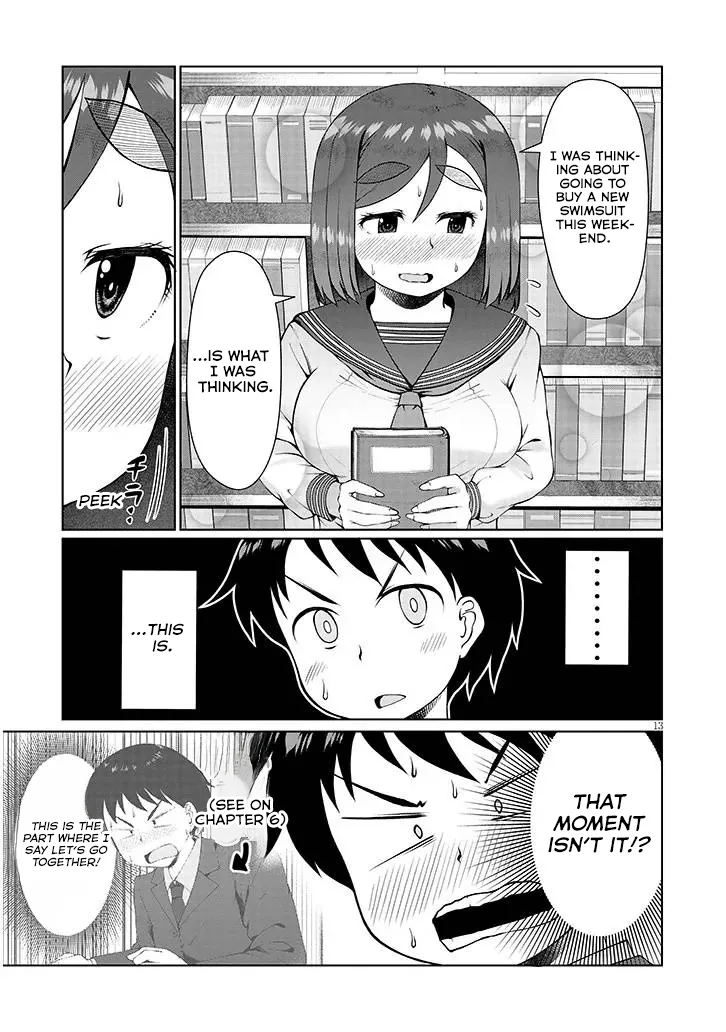 Jimiko na Mitsuba-san ga Boku wo Yuuwaku Suru Chapter 9 - page 14