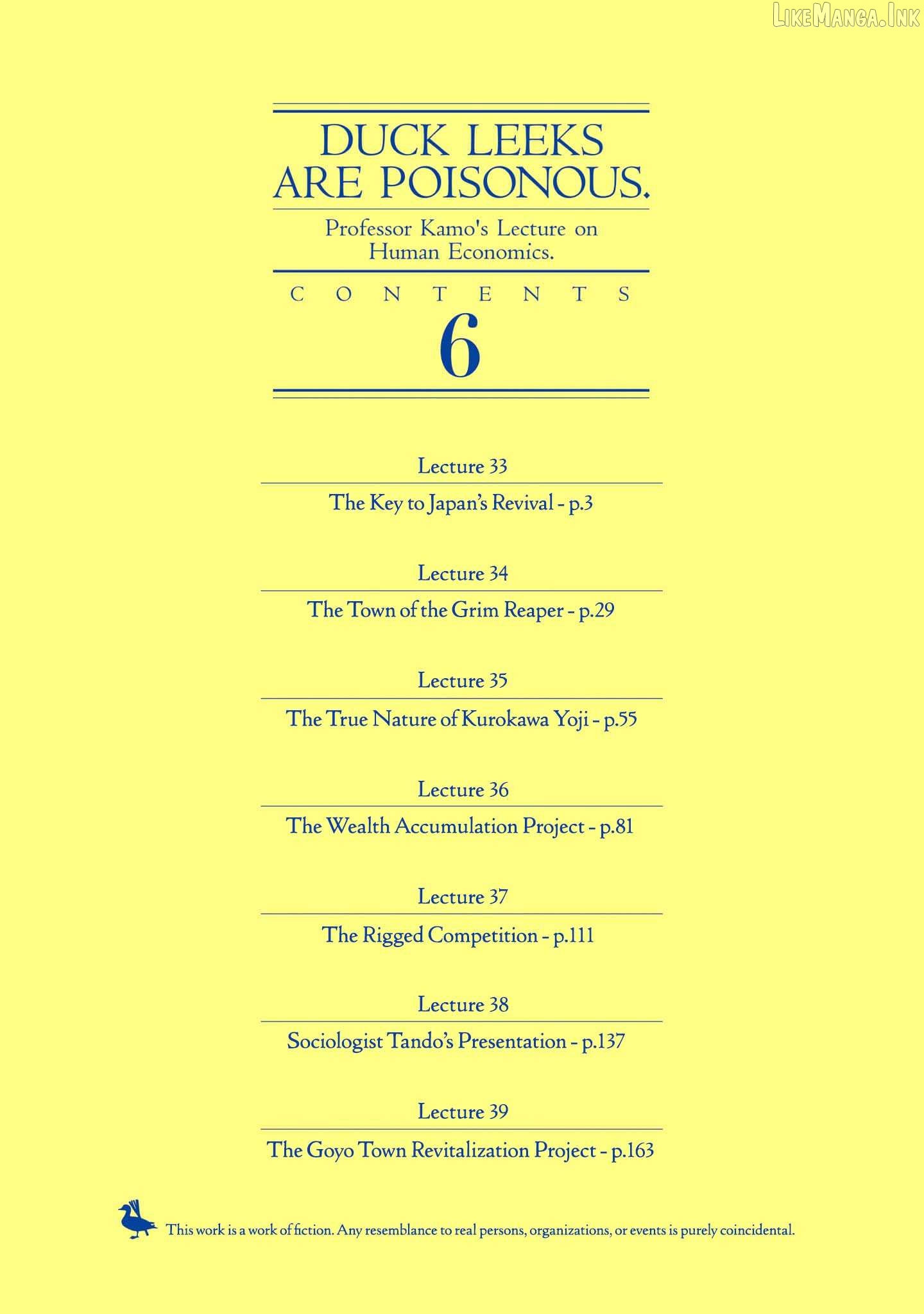 Kamo's Onion is Poisoned: Prof. Kamo's Lecture on "Human" Economics Chapter 33 - page 4
