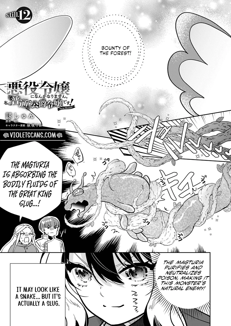 Akuyaku Reijou ni Nanka Narimasen. Watashi wa "Futsu" no Koushaku Reijou desu!: New Route! Chapter 12.1 - page 2
