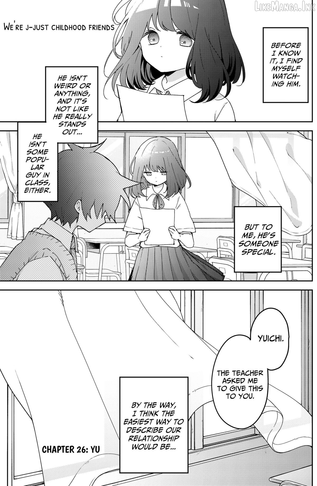 Osananananajimi Chapter 26 - page 1