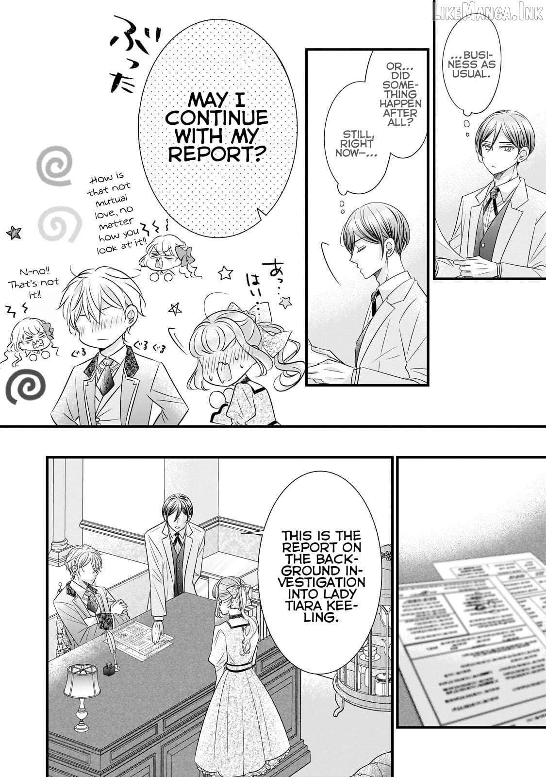 Shigoto Ningen na Hakushaku Reijou wa Koori no Saishou-sama no Ai wo mi Ayamatte iru Chapter 14.1 - page 17