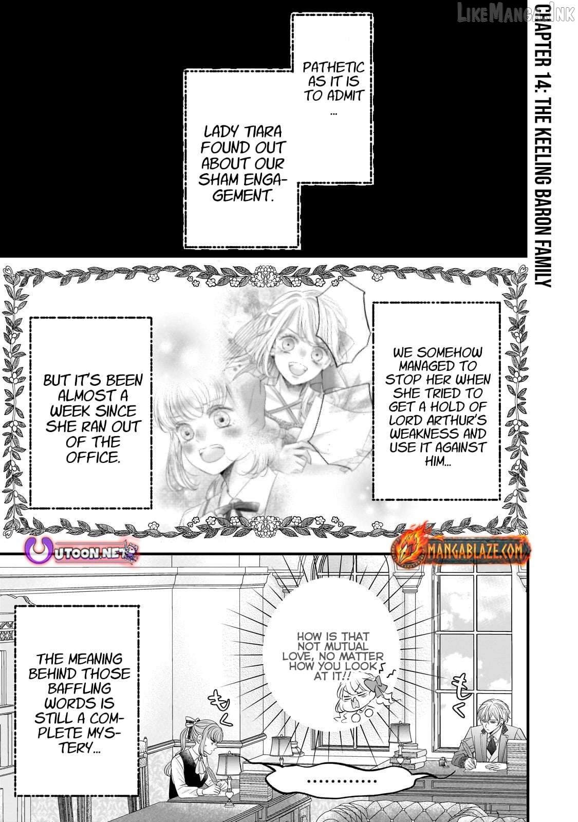 Shigoto Ningen na Hakushaku Reijou wa Koori no Saishou-sama no Ai wo mi Ayamatte iru Chapter 14.1 - page 2