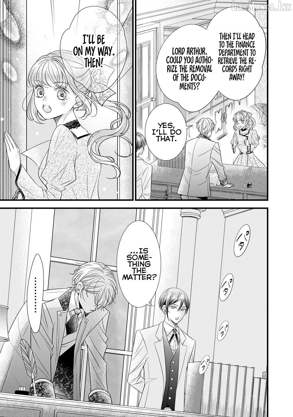 Shigoto Ningen na Hakushaku Reijou wa Koori no Saishou-sama no Ai wo mi Ayamatte iru Chapter 14.2 - page 14