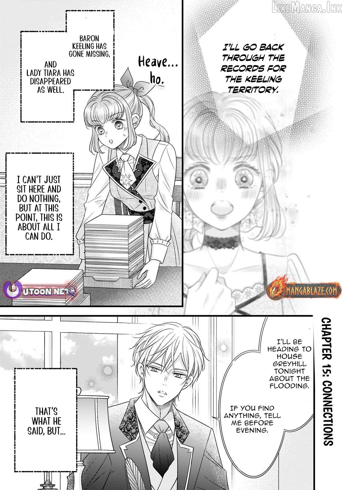 Shigoto Ningen na Hakushaku Reijou wa Koori no Saishou-sama no Ai wo mi Ayamatte iru Chapter 15.1 - page 2