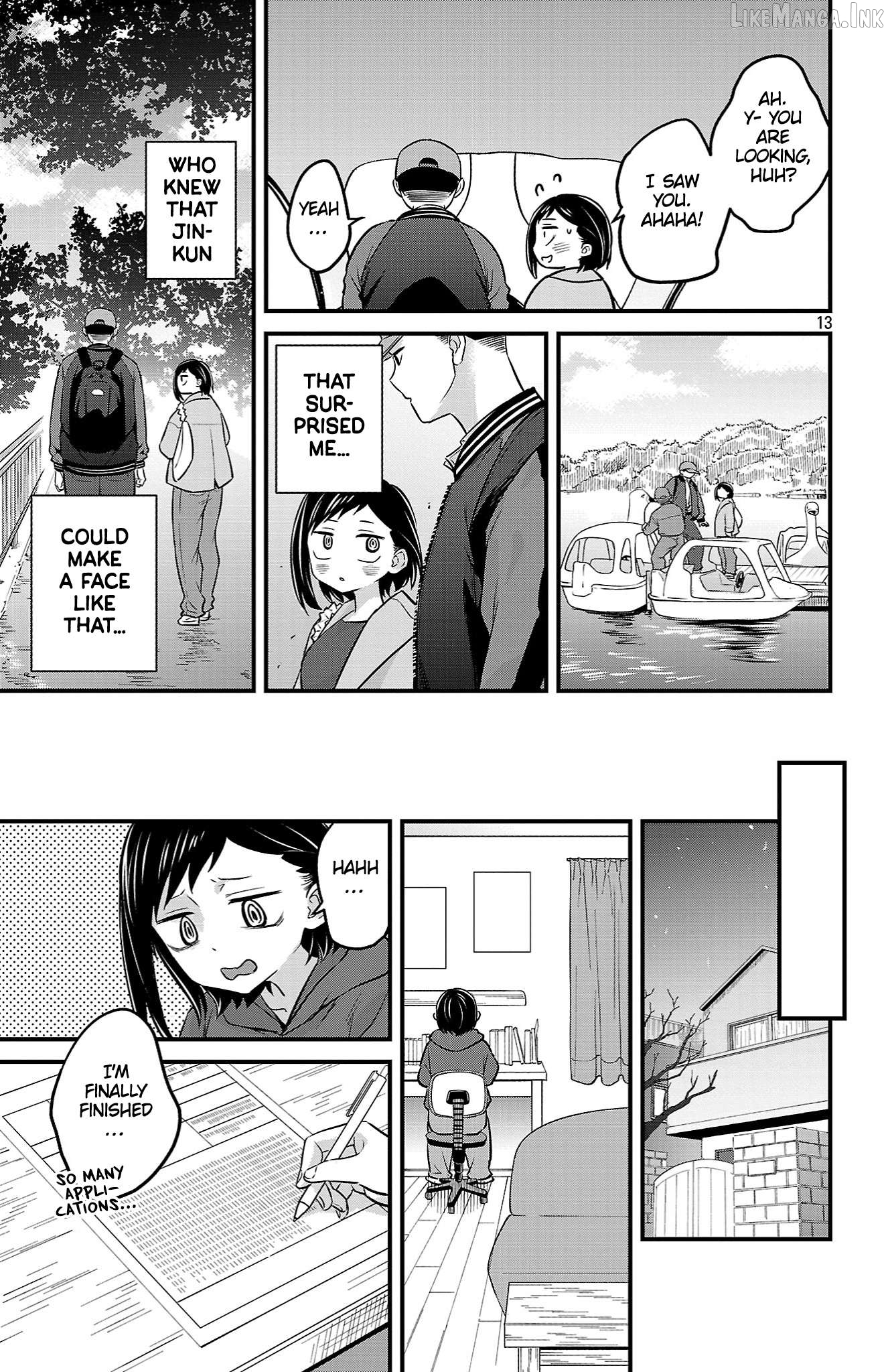 Boku no Kokoro no Yabai Yatsu: Love Comedy ga Hajimaranai Chapter 21 - page 13