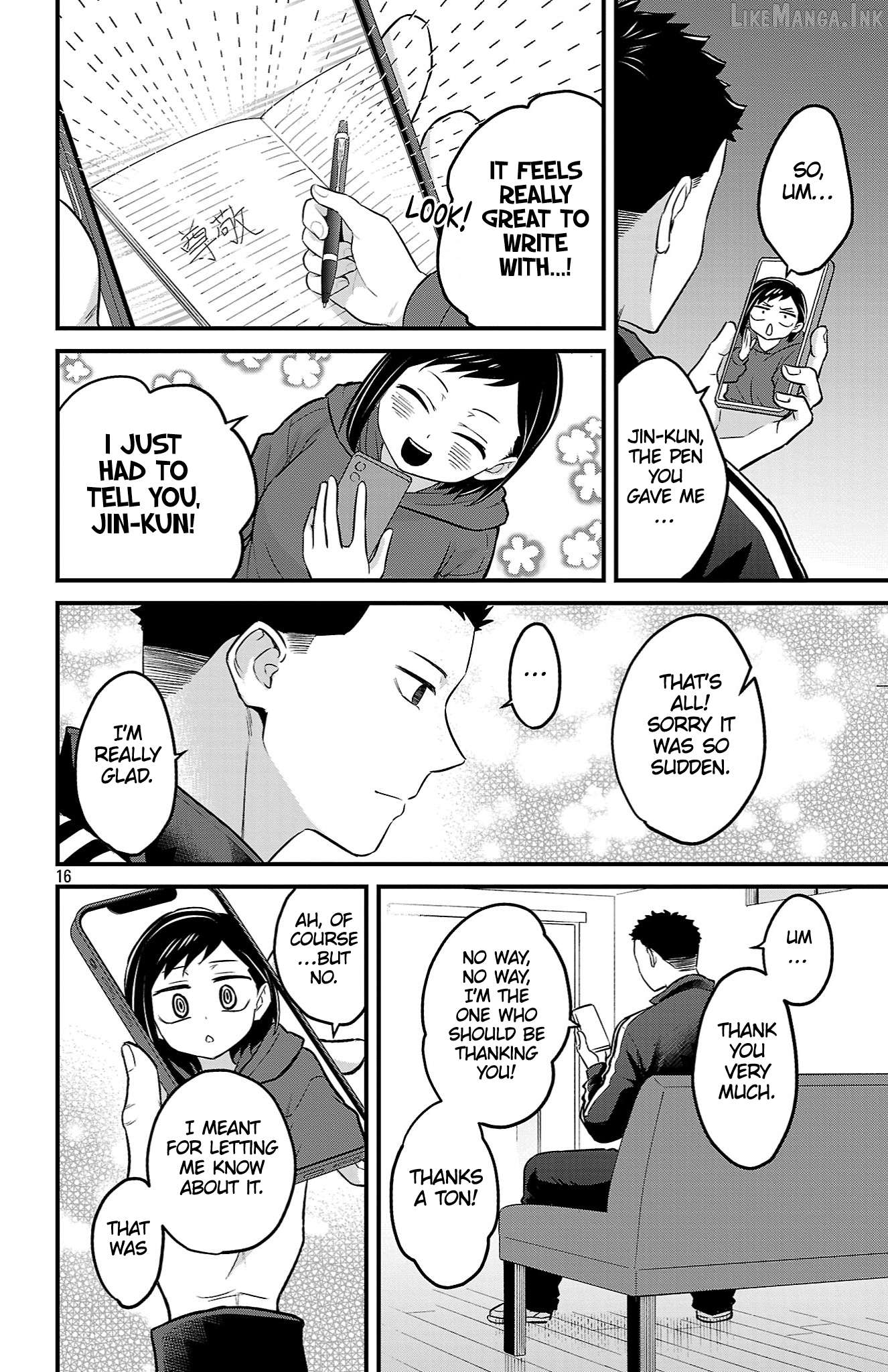 Boku no Kokoro no Yabai Yatsu: Love Comedy ga Hajimaranai Chapter 21 - page 16