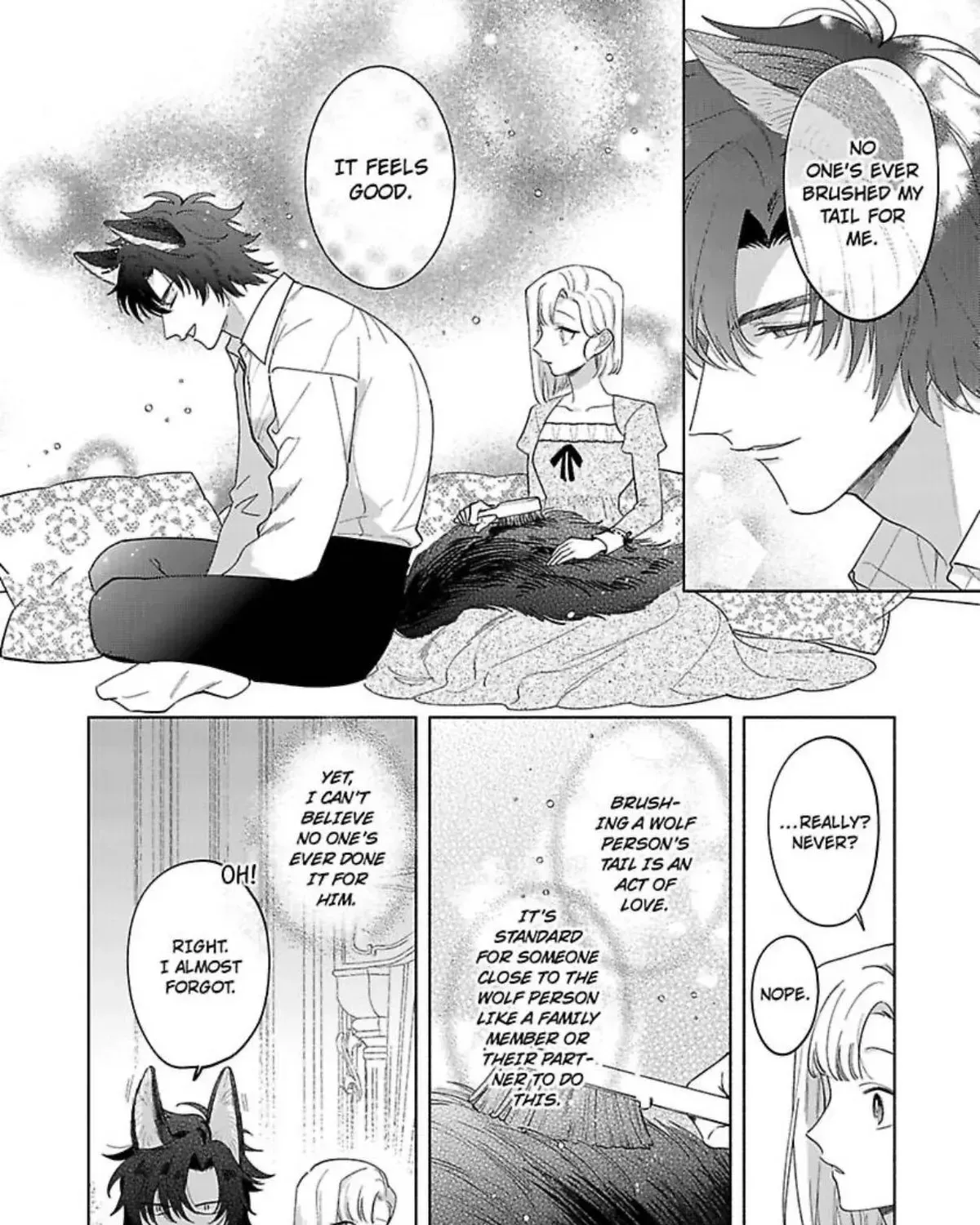 Ookami Kishi-sama ga Watashi wo Sukisugite Sotobori wo Umete Kimasu!? - Dekasegi Reijou Kekkon Monogatari Chapter 6 - page 43