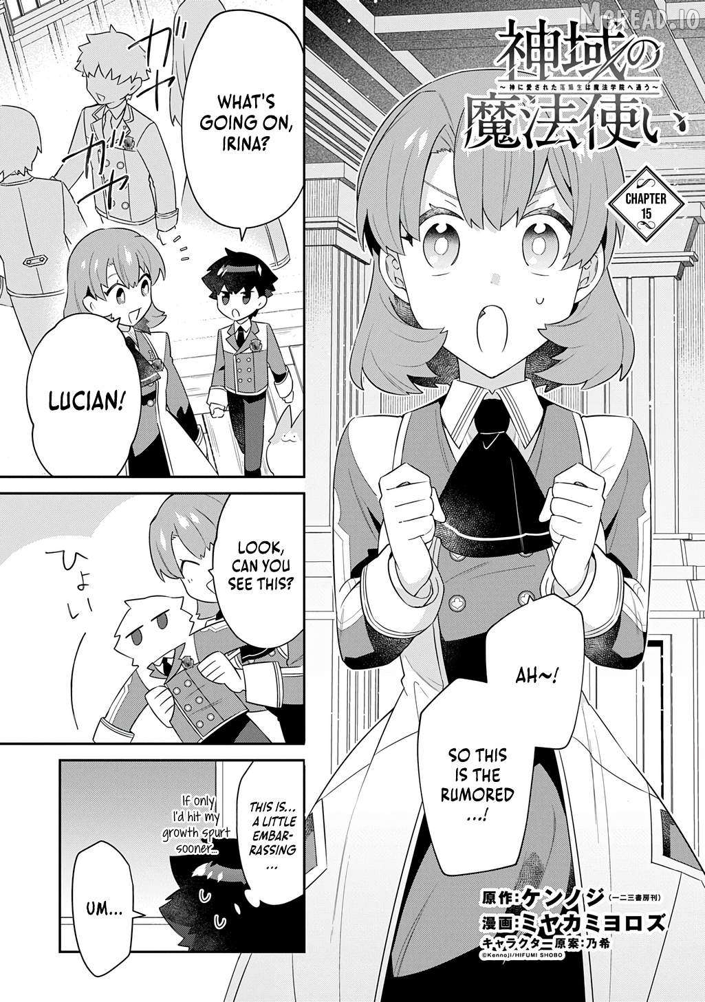 The Divine Mage: The God-Beloved Dropout Enters the Magic Academy Chapter 15 - page 2
