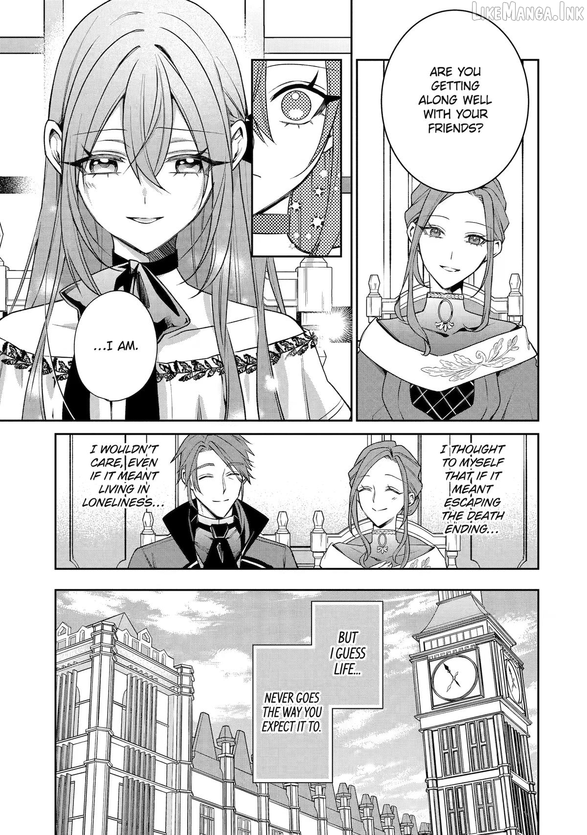 Akuyaku Reijou ni Tensei Shita Inaka Musume ga Bad End Kaihi ni Idomu Hanashi - Shinitakunai no de Last Boss Yori Tsuyoku Natte Mita Chapter 23 - page 7