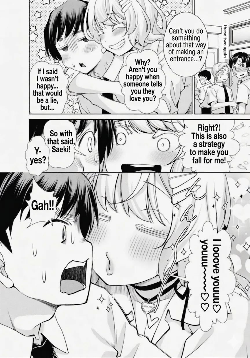 Otonari-san no gyaru ga boku o hore sasetakute zenryoku sugiru Chapter 9 - page 2