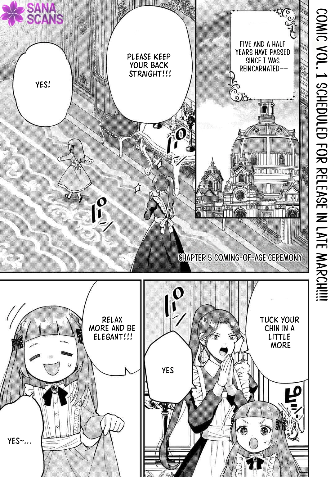 My Family Is Overpowered! The Reincarnated Youngest Princess Saves the World While Being Spoiled Chapter 5 - page 1