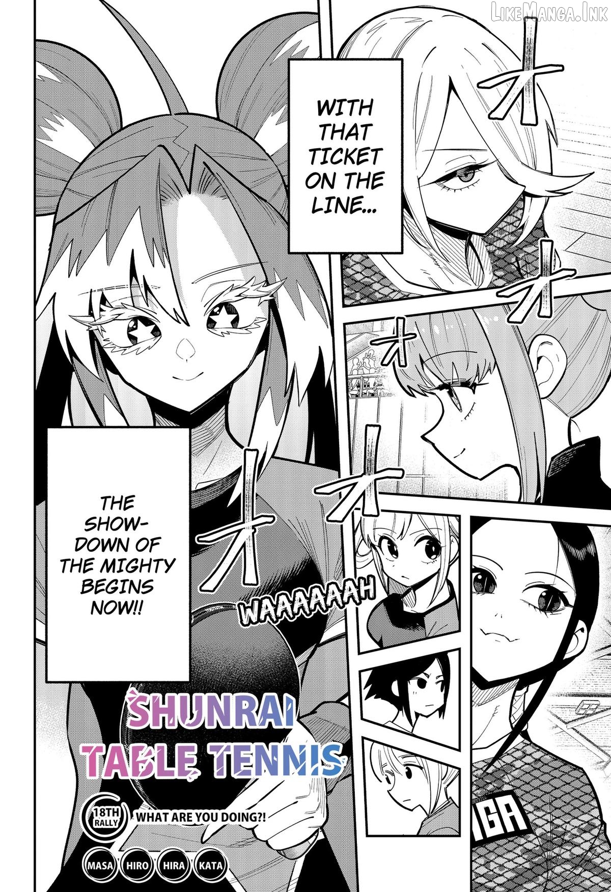 Shunrai Table Tennis Chapter 18 - page 2