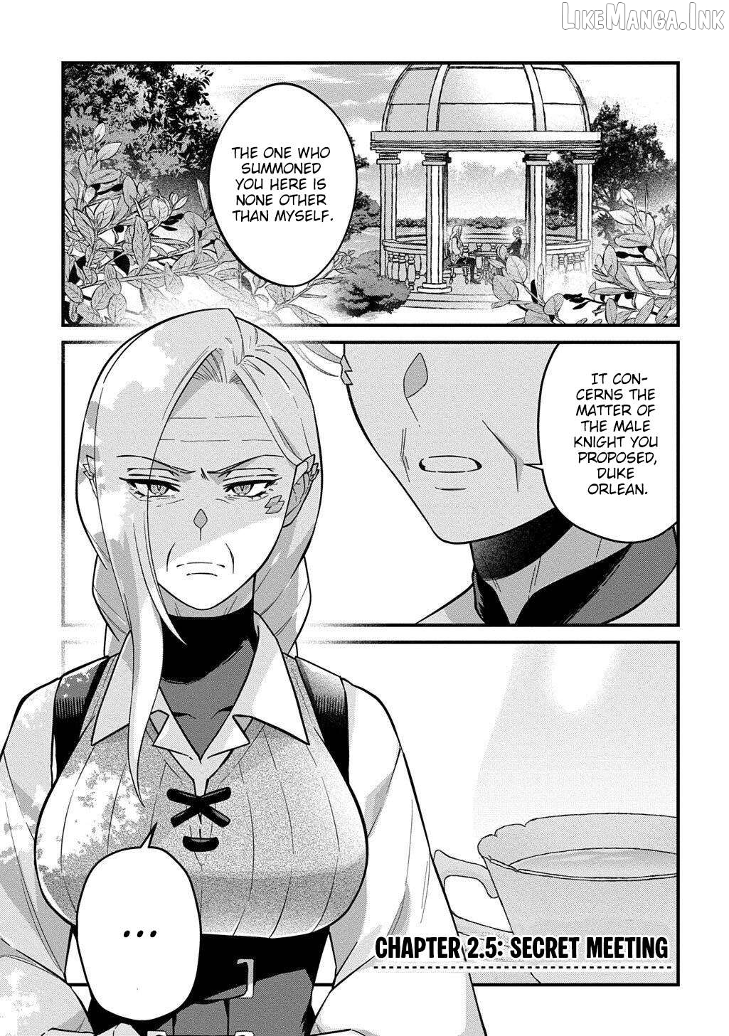 Teisou Gyakuten Sekai de Nariagari wo Mezashite Otoko Kishi ni Natta Boku wa, Yarimoku Onna-tachi ni Karada wo Neraware Makuru Chapter 2.5 - page 2
