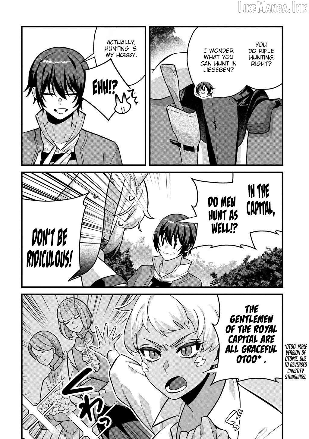Teisou Gyakuten Sekai de Nariagari wo Mezashite Otoko Kishi ni Natta Boku wa, Yarimoku Onna-tachi ni Karada wo Neraware Makuru Chapter 3 - page 10