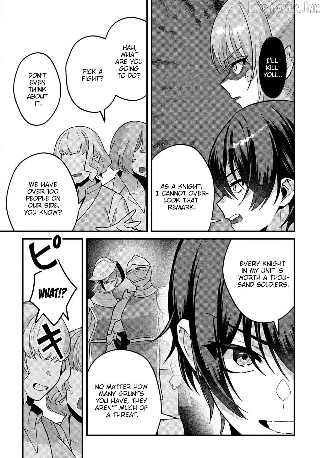 Teisou Gyakuten Sekai de Nariagari wo Mezashite Otoko Kishi ni Natta Boku wa, Yarimoku Onna-tachi ni Karada wo Neraware Makuru Chapter 4 - page 35