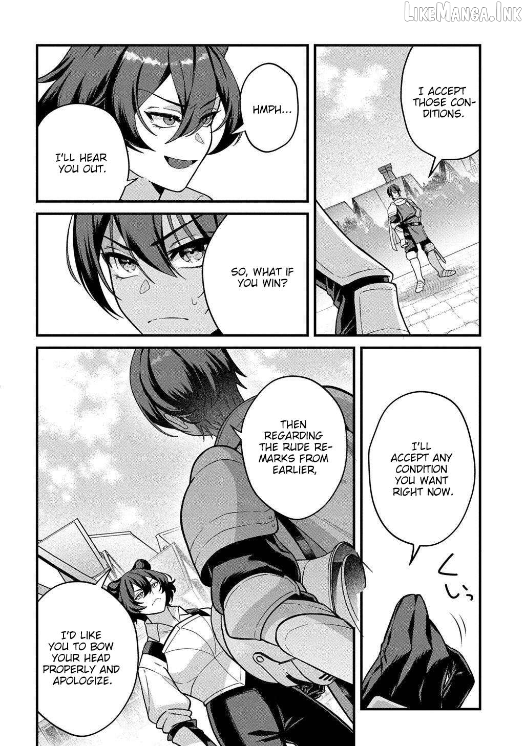 Teisou Gyakuten Sekai de Nariagari wo Mezashite Otoko Kishi ni Natta Boku wa, Yarimoku Onna-tachi ni Karada wo Neraware Makuru Chapter 5 - page 11