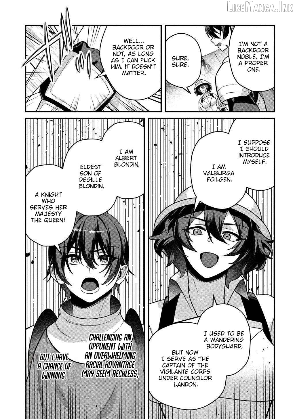 Teisou Gyakuten Sekai de Nariagari wo Mezashite Otoko Kishi ni Natta Boku wa, Yarimoku Onna-tachi ni Karada wo Neraware Makuru Chapter 5 - page 14