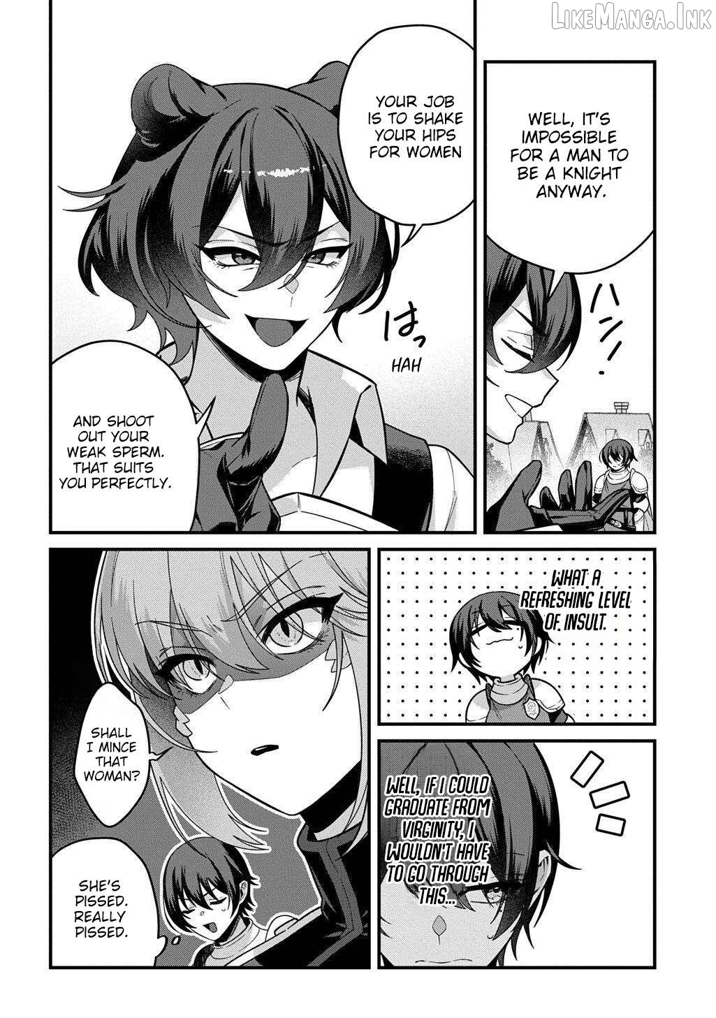Teisou Gyakuten Sekai de Nariagari wo Mezashite Otoko Kishi ni Natta Boku wa, Yarimoku Onna-tachi ni Karada wo Neraware Makuru Chapter 5 - page 3