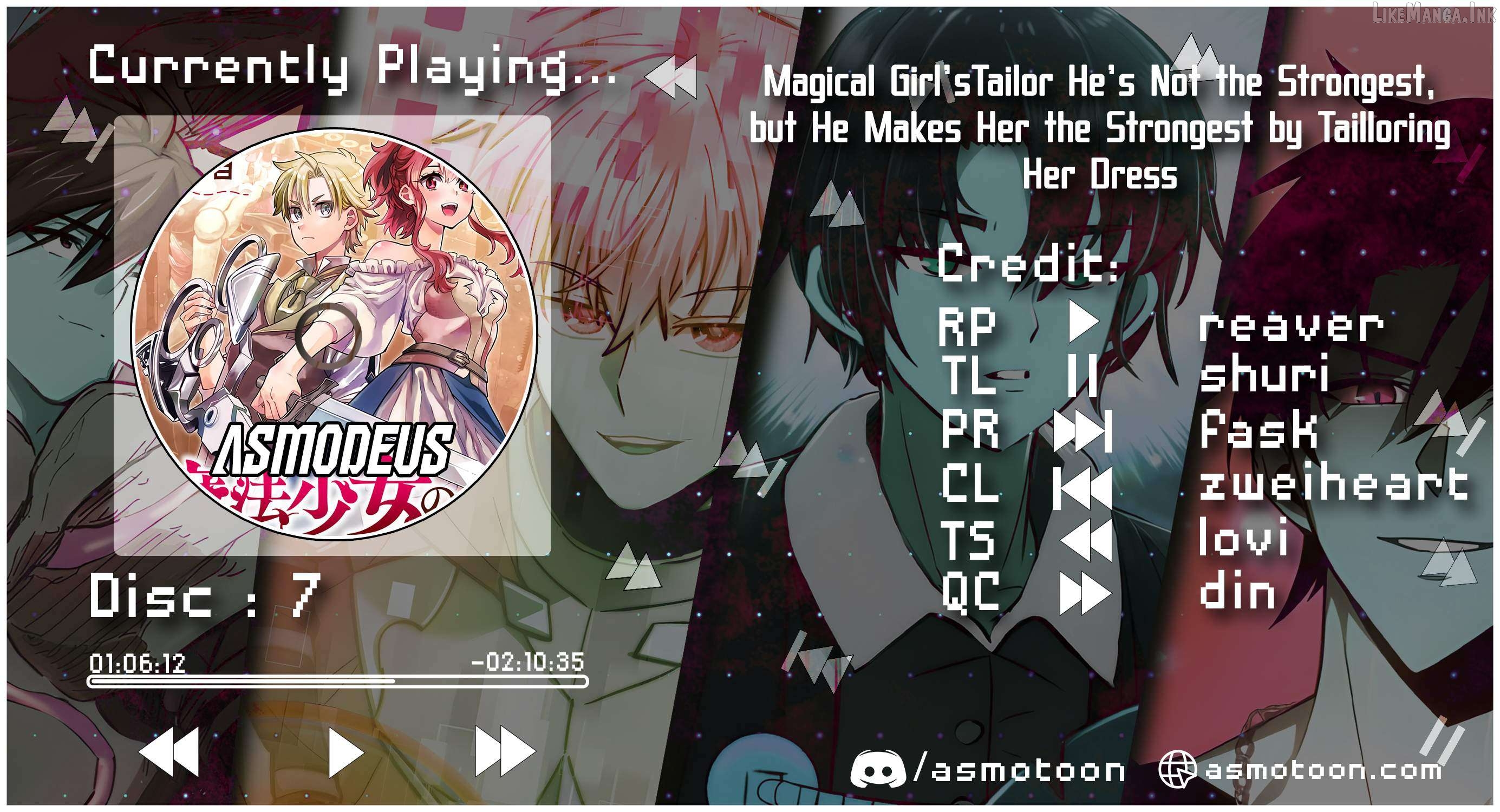 Magical Girl’s Tailor He’s Not the Strongest, but He Makes Her the Strongest by Tailloring Her Dress Chapter 7 - page 1