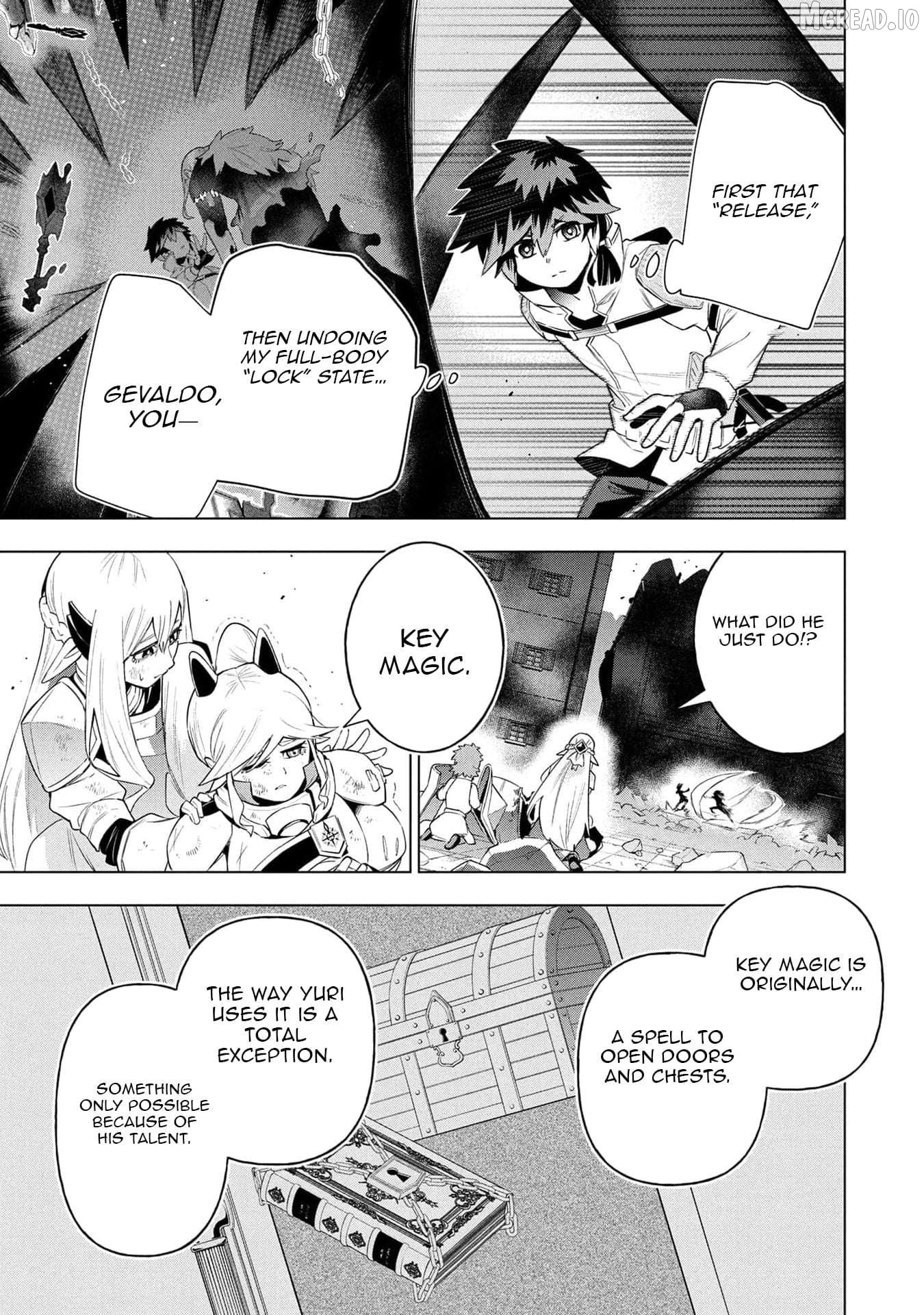Kyuutei Kagishi, (Time Stop - Lock) to (Bunshibunkai - Release) no Noryoku wo Kakushiteitara Tsuihousareru Chapter 25 - page 12