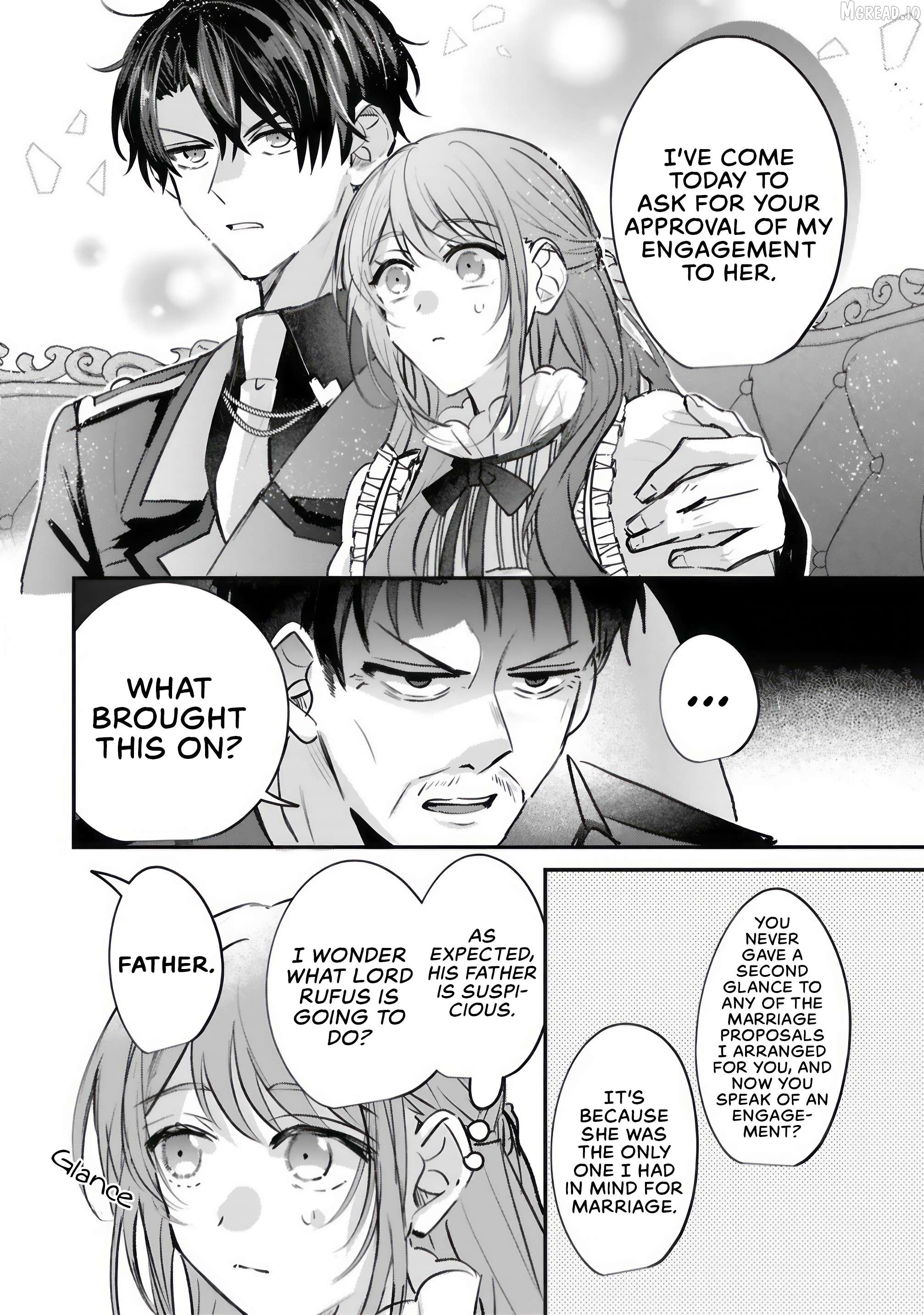 Renai Fushinna Reijou wa Reikoku Kishi-sama no Dekiai ni Kizukanai Chapter 3.1 - page 6