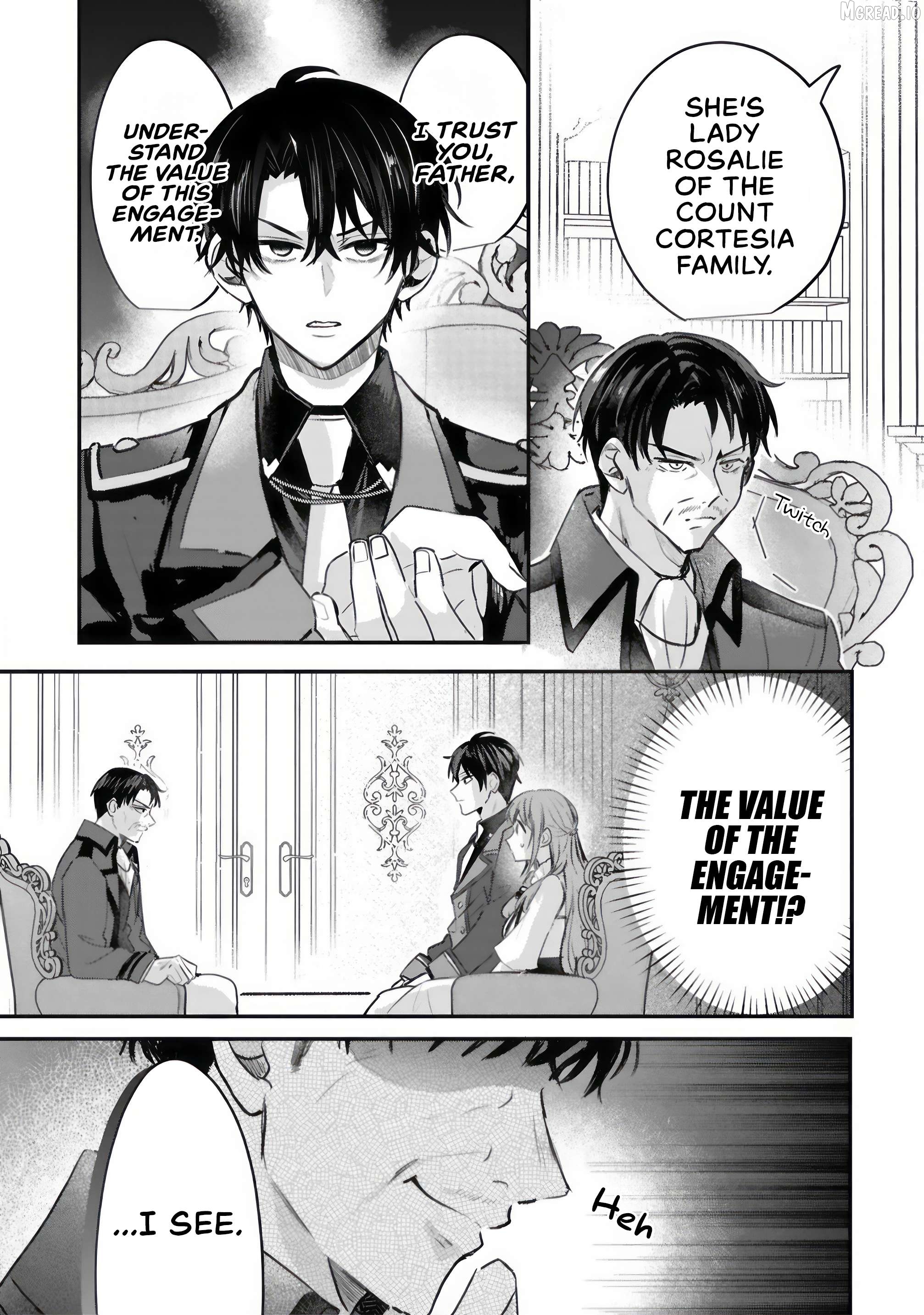 Renai Fushinna Reijou wa Reikoku Kishi-sama no Dekiai ni Kizukanai Chapter 3.1 - page 7