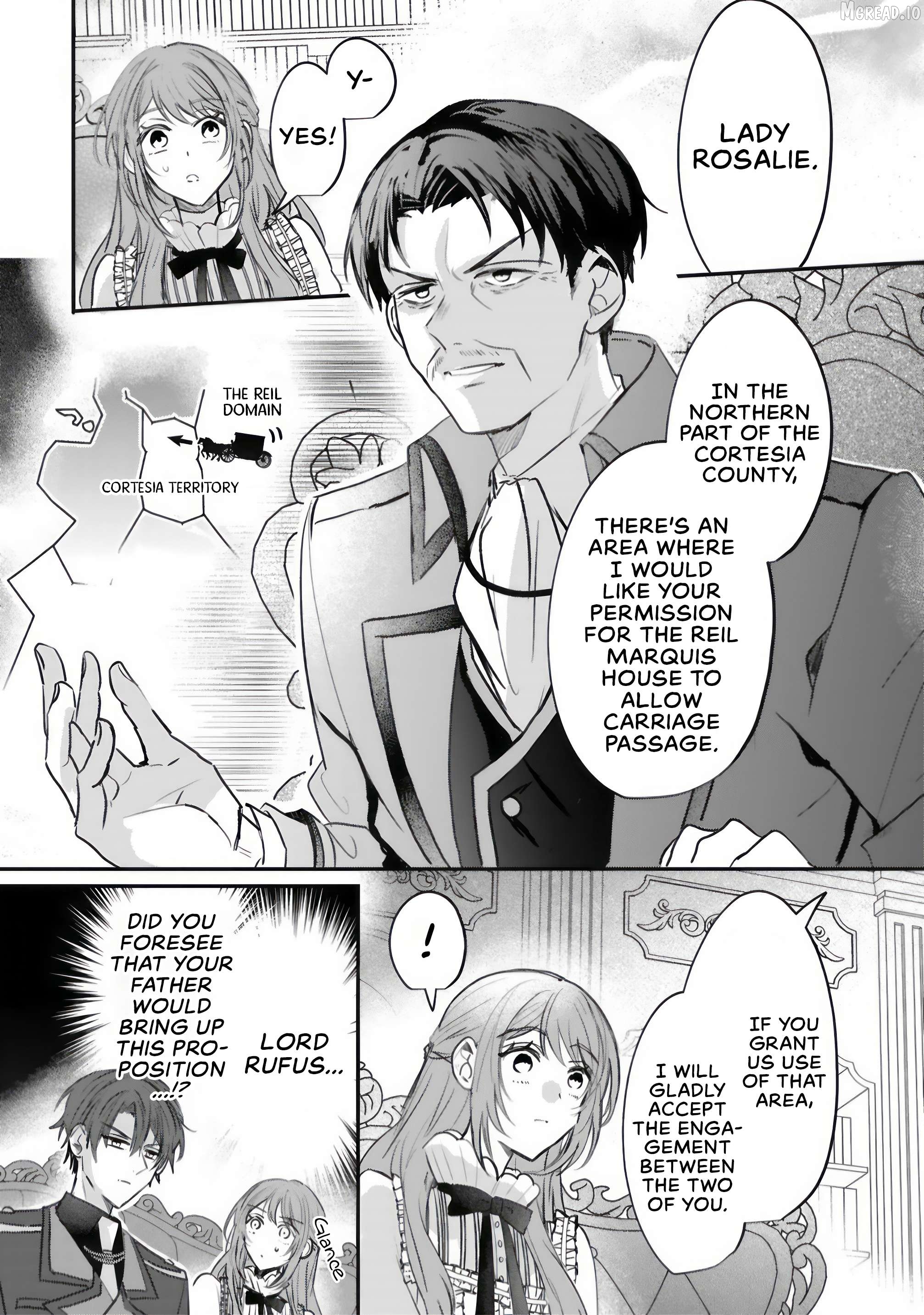 Renai Fushinna Reijou wa Reikoku Kishi-sama no Dekiai ni Kizukanai Chapter 3.1 - page 8