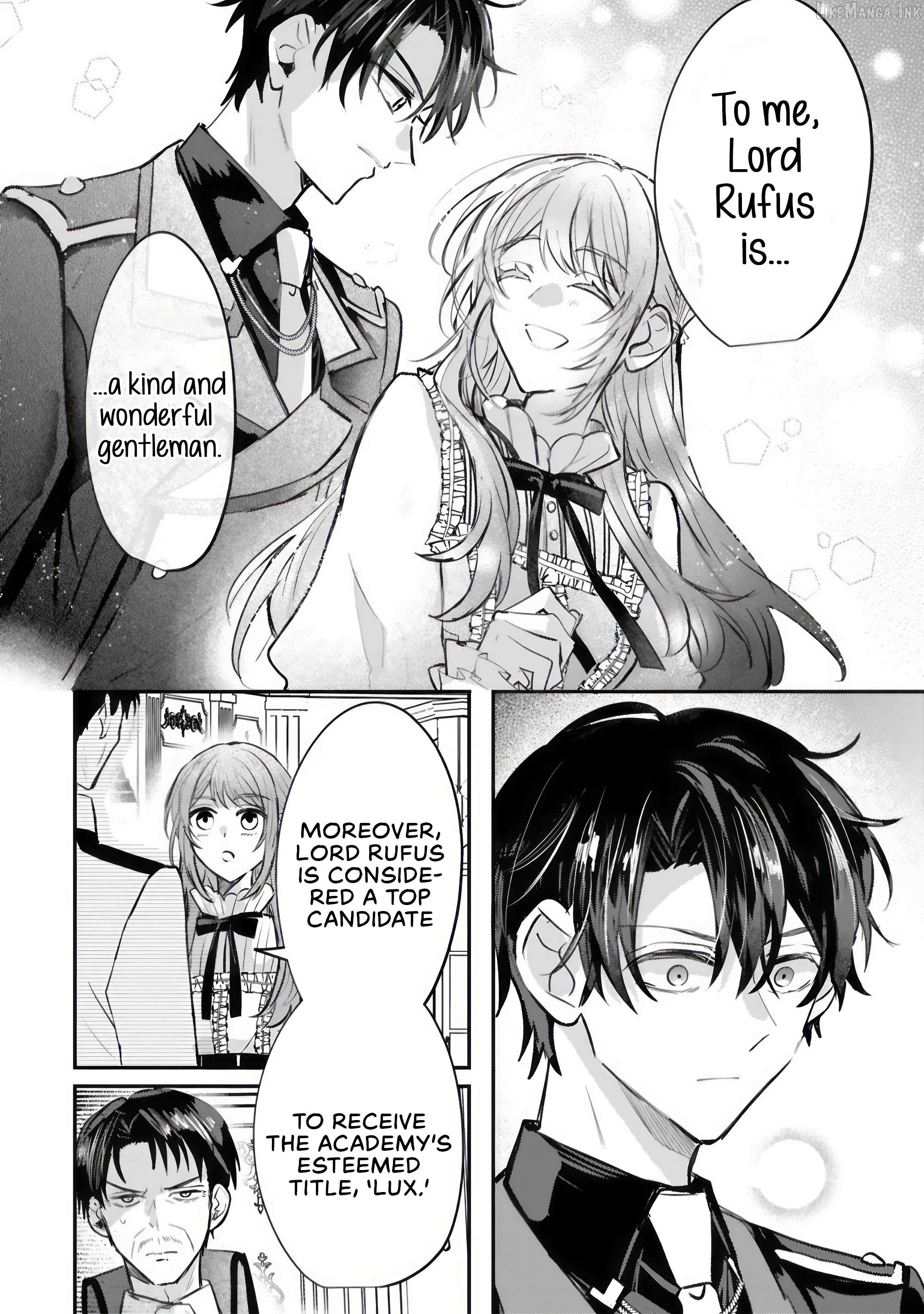 Renai Fushinna Reijou wa Reikoku Kishi-sama no Dekiai ni Kizukanai Chapter 3.2 - page 6