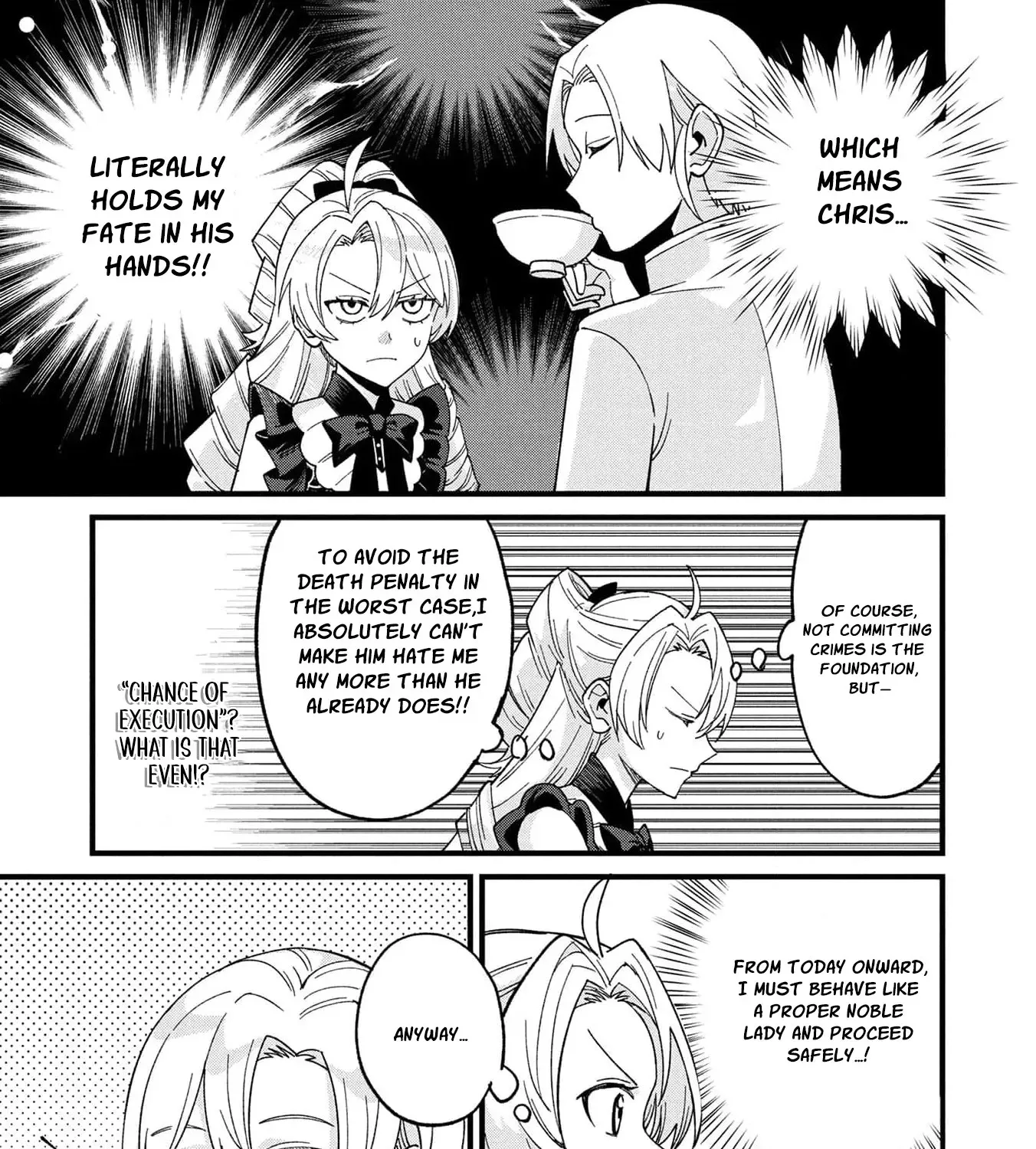 Hametsu Yotei no Akuyaku Reijo Nanoni Rasu Bosu Koshaku to Konyaku Suru desu ka!? Chapter 13 - page 27