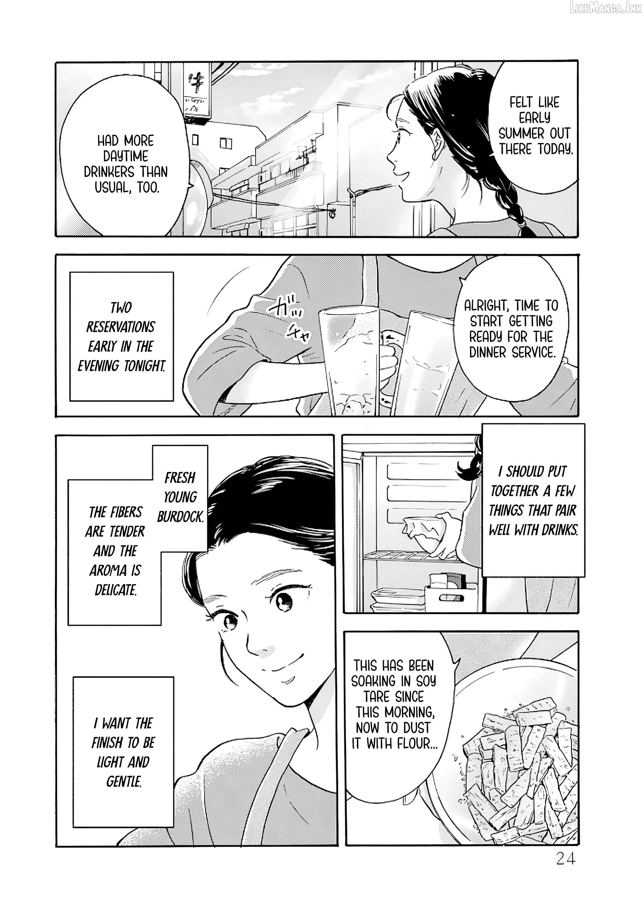 Akekure Noren - Kyou mo Dare ka no Tame no Shokudou Monogatari Chapter 9 - page 3