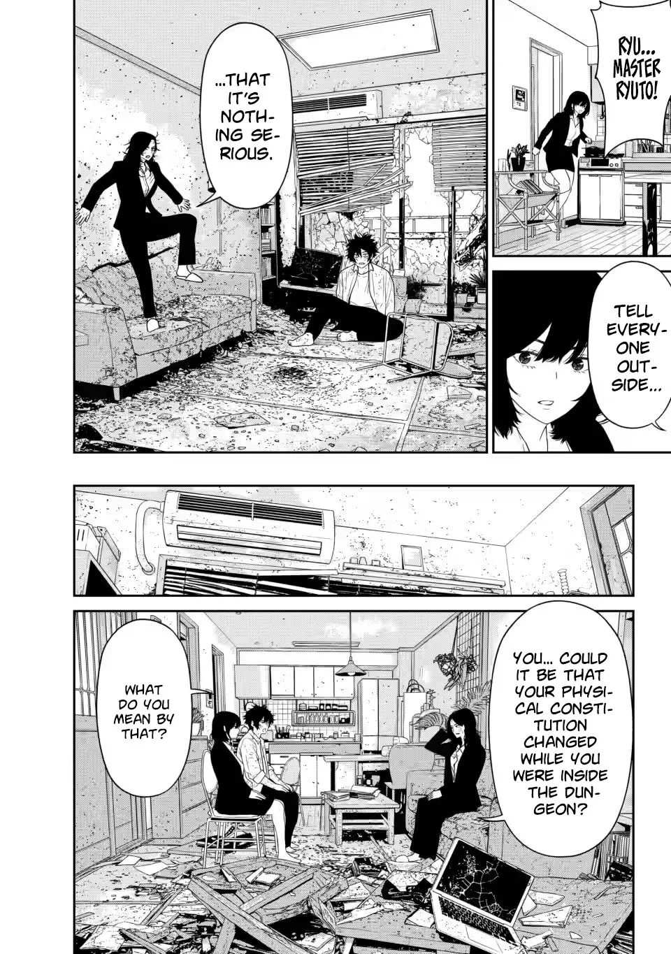 Dungeon de Tatakaitsuzukete 20-nen no Doutei Yuusha, Chijou ni Modottara Danjoubi 1:1000 no Sekai Datta Chapter 5.2 - page 11