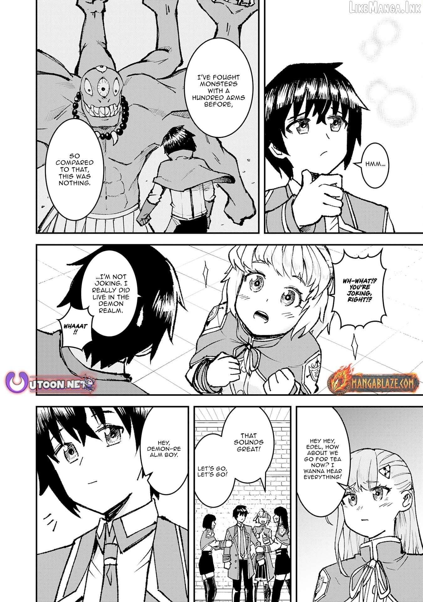 Makai de Sodaterareta Shounen, Umarete Hajimete no Ningenkai de Musousuru ~Makai no Joushiki de Ikitetara, Kizukeba Jinrui Saikyou ni Natteita~ Chapter 4 - page 17