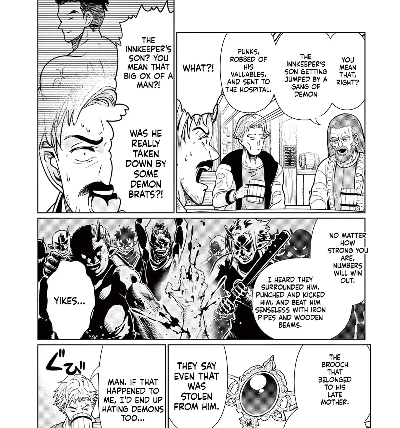 Moto Deshi ga Maou ni Natta Sei de, Yuusha ni Renkou saremashita. Chapter 5 - page 32