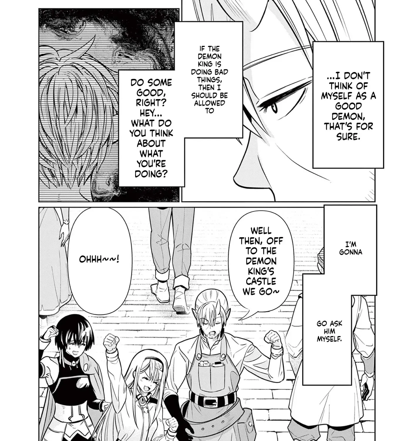 Moto Deshi ga Maou ni Natta Sei de, Yuusha ni Renkou saremashita. Chapter 5 - page 56