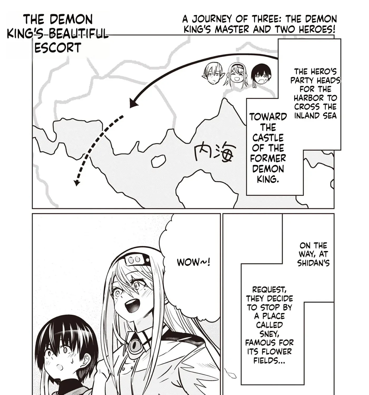 Moto Deshi ga Maou ni Natta Sei de, Yuusha ni Renkou saremashita. Chapter 6 - page 2