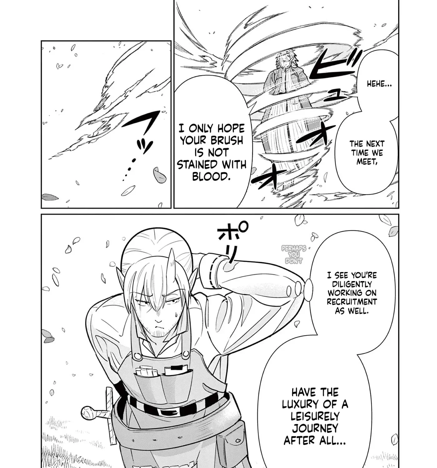 Moto Deshi ga Maou ni Natta Sei de, Yuusha ni Renkou saremashita. Chapter 6 - page 52