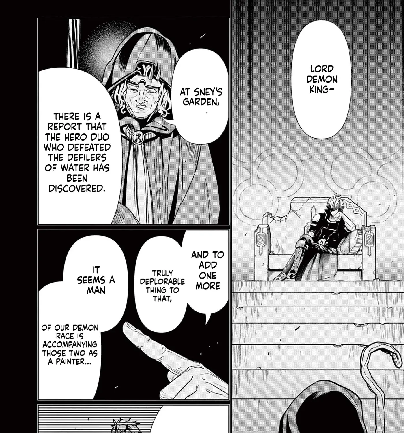 Moto Deshi ga Maou ni Natta Sei de, Yuusha ni Renkou saremashita. Chapter 6 - page 56
