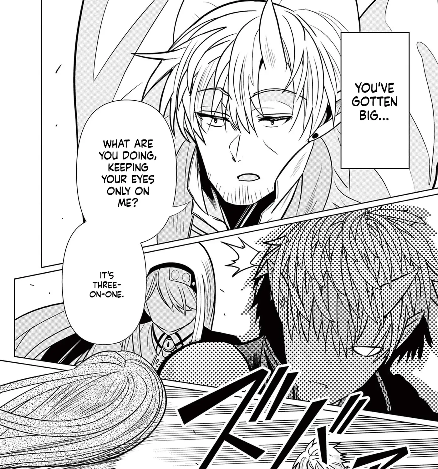 Moto Deshi ga Maou ni Natta Sei de, Yuusha ni Renkou saremashita. Chapter 7 - page 32
