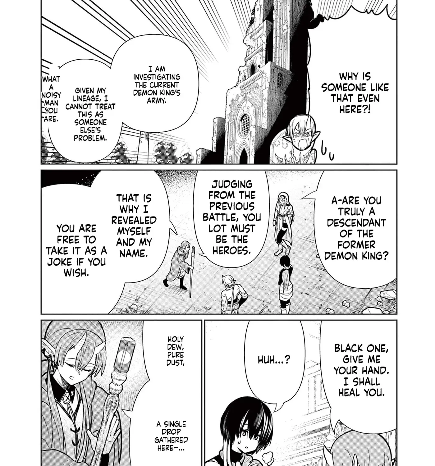 Moto Deshi ga Maou ni Natta Sei de, Yuusha ni Renkou saremashita. Chapter 7 - page 52