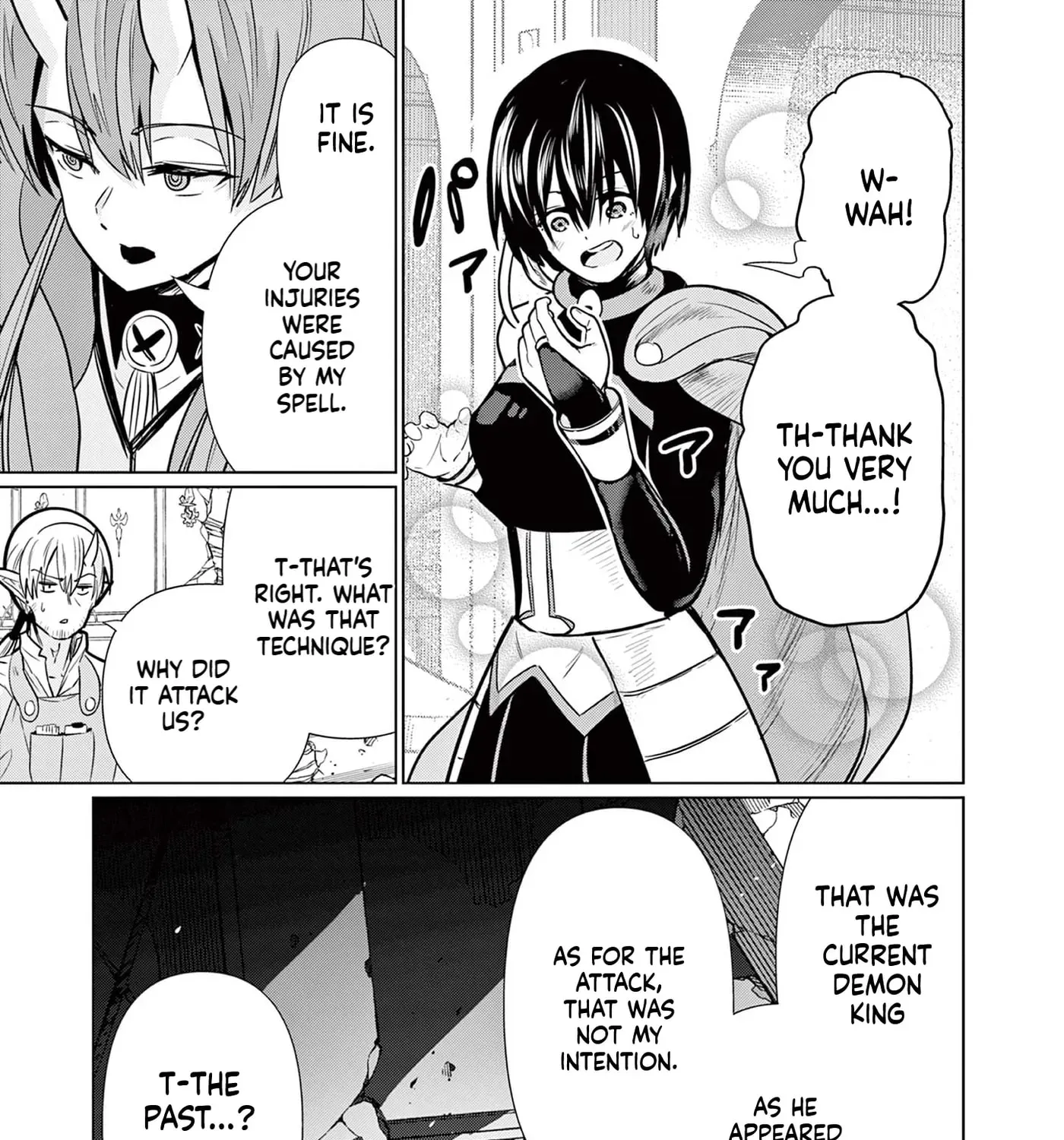 Moto Deshi ga Maou ni Natta Sei de, Yuusha ni Renkou saremashita. Chapter 7 - page 54