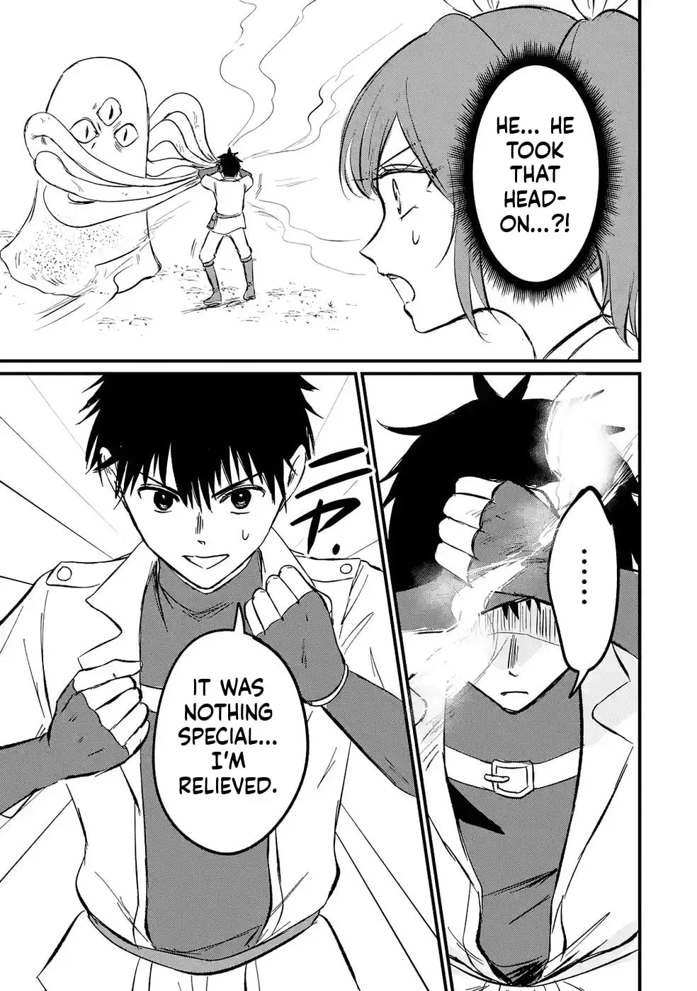 Sekai Saikyou no Debuff Ukeoinin ~Nakama no Debuff wo Katagawarishiteitara, Itsu no Aida ni ka Muteki no Nikutai ga Kanseishite Imashita~ Chapter 6 - page 32