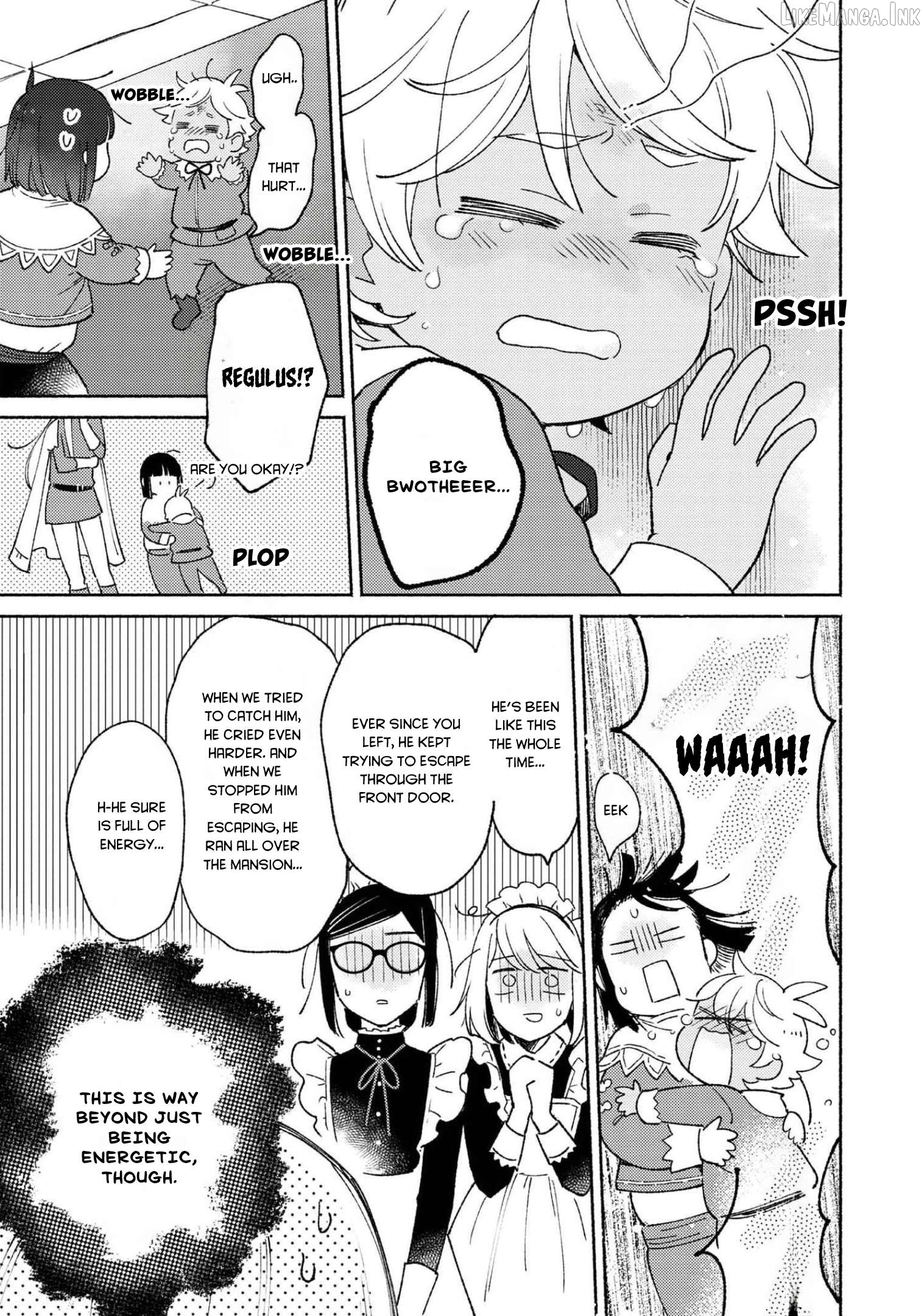 Shiroi Buta Kizoku desu ga Zense no Kioku ga Haeta no de Hiyoko na Otouto Sodatemasu Chapter 10 - page 23