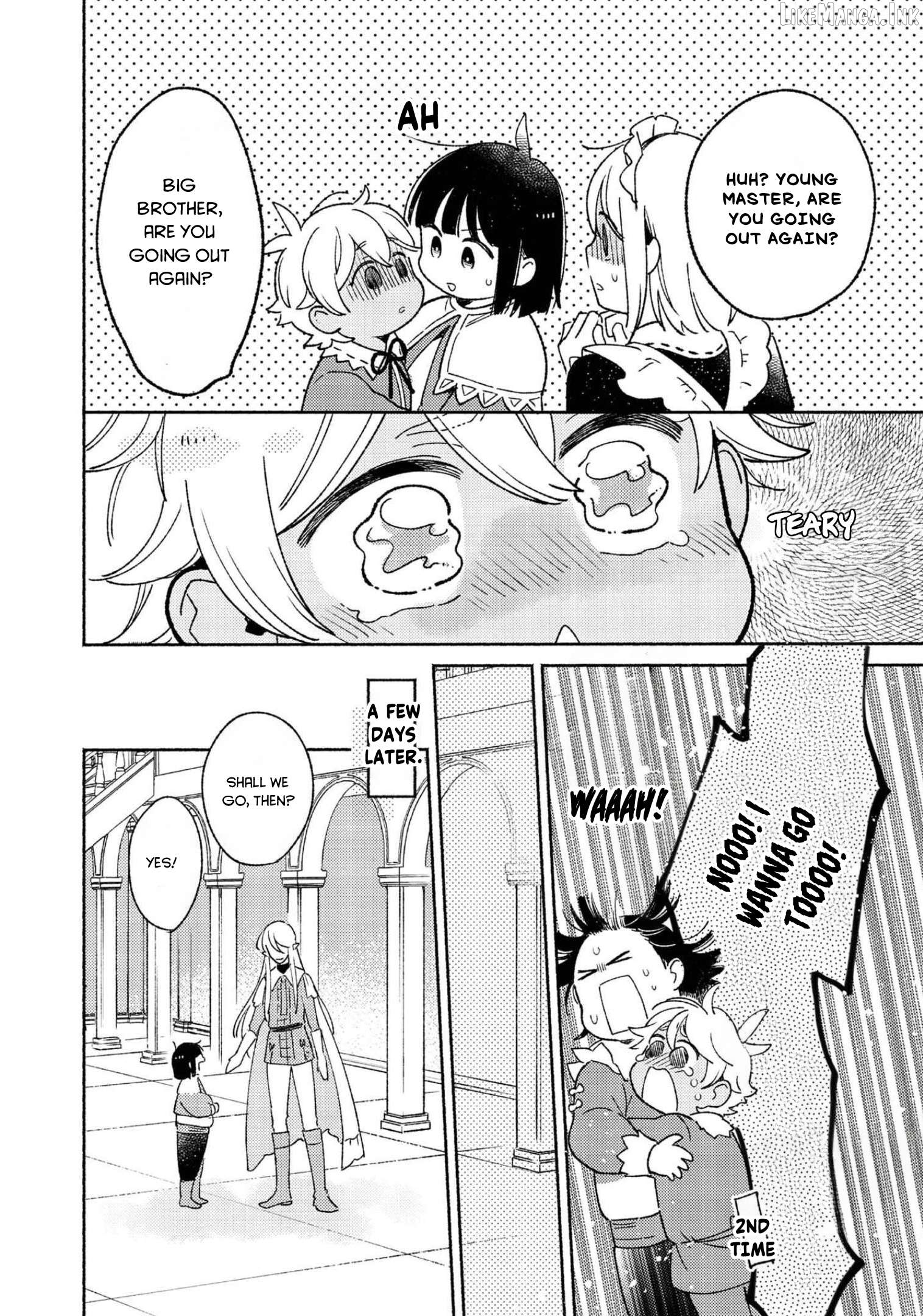 Shiroi Buta Kizoku desu ga Zense no Kioku ga Haeta no de Hiyoko na Otouto Sodatemasu Chapter 10 - page 28