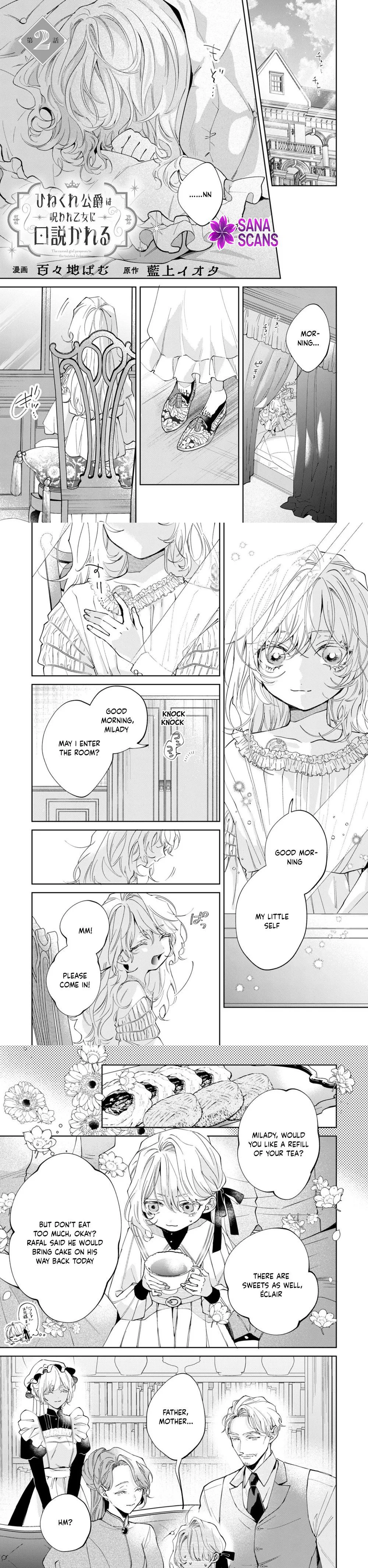 The Twisted Duke Is Wooed by a Cursed Maiden Chapter 2 - page 1