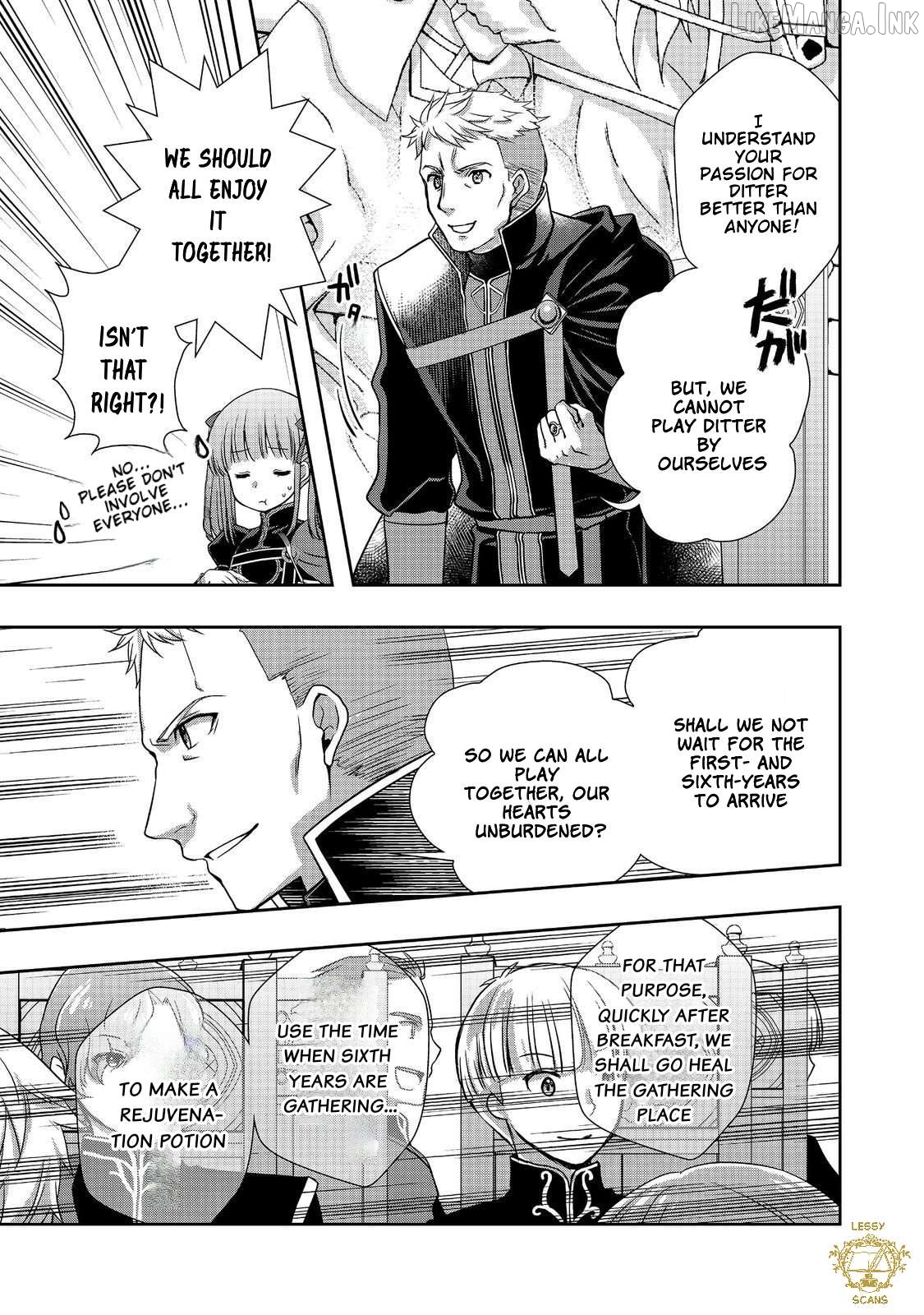 Honzuki no Gekokujou: Hannerōre no Kizoku-in Gonensei Ichi - Koishite Mitai O'hime-sama Chapter 2 - page 5