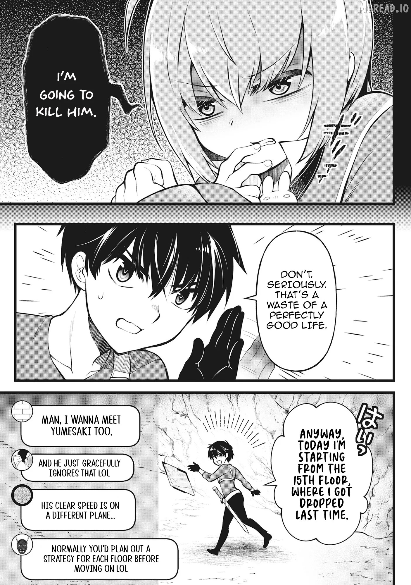The Belly-Punching Dungeon Streamer: Why I Fight Even in a World with a 1:100 Male-to-Female Ratio Chapter 4 - page 19