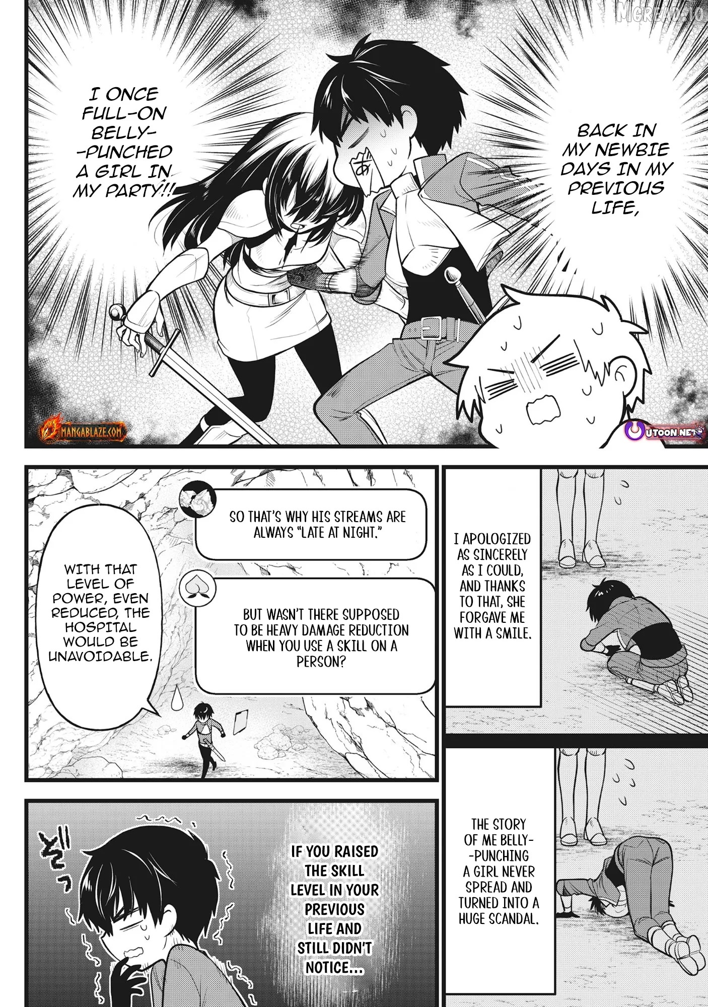 The Belly-Punching Dungeon Streamer: Why I Fight Even in a World with a 1:100 Male-to-Female Ratio Chapter 4 - page 22